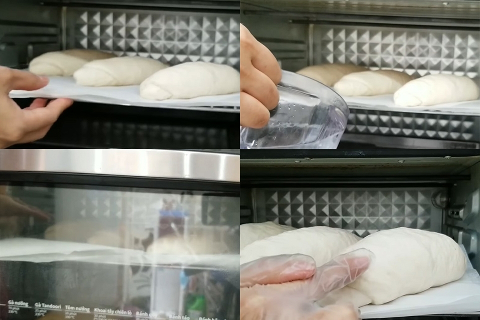 Bước 4: Ủ bột lần 2