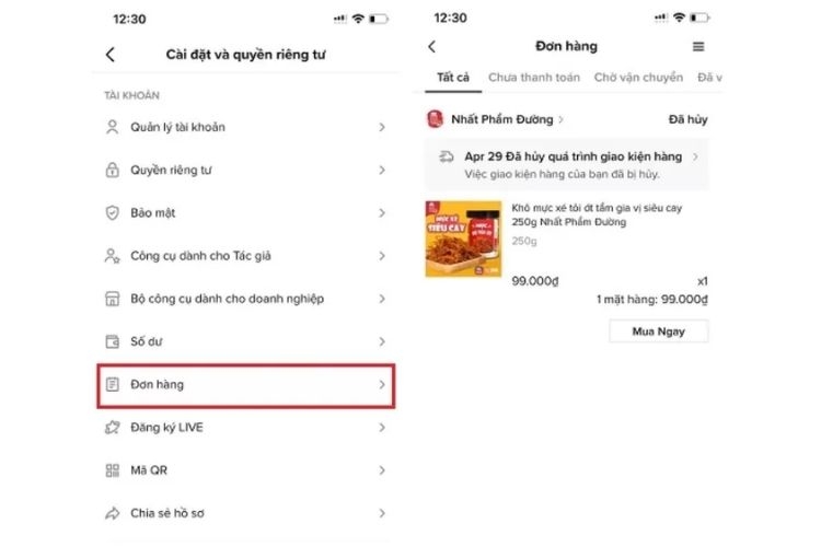 tại sao không hủy được đơn hàng trên tiktok (hình 3)