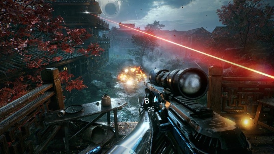 Gameplay trong trò Bright Memory: Infinite