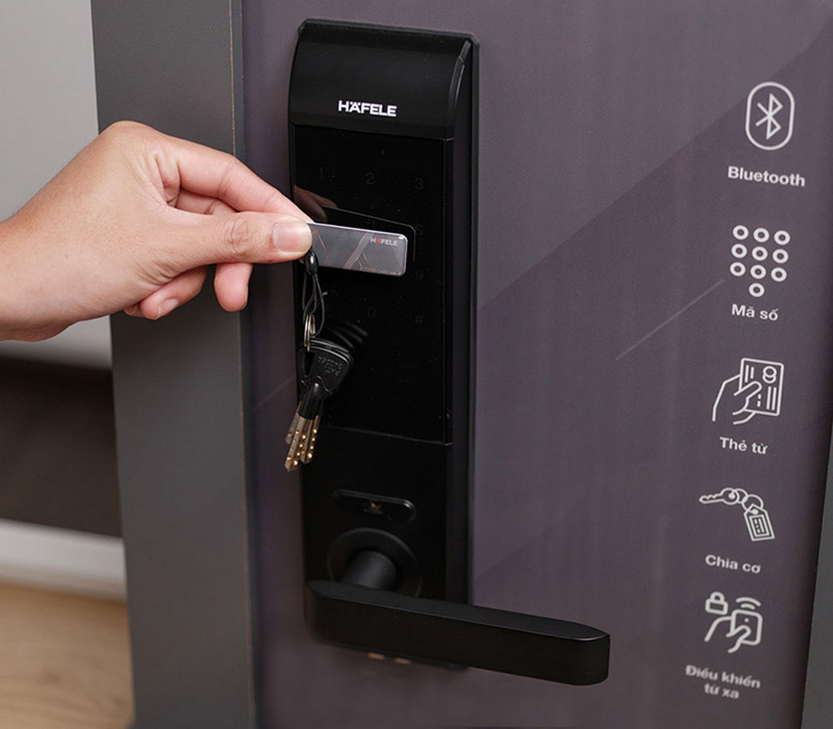 cách đổi mật khẩu khóa từ Hafele - hình 4