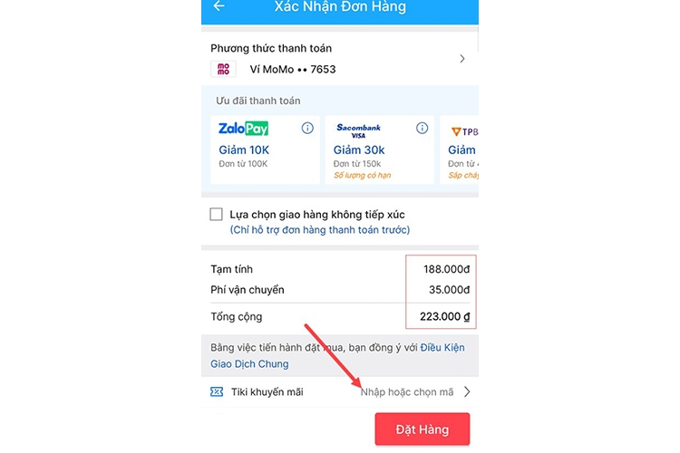 Mã Freeship Tiki (hình 7)