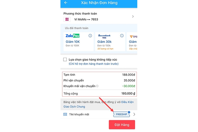 Mã Freeship Tiki (hình 9)