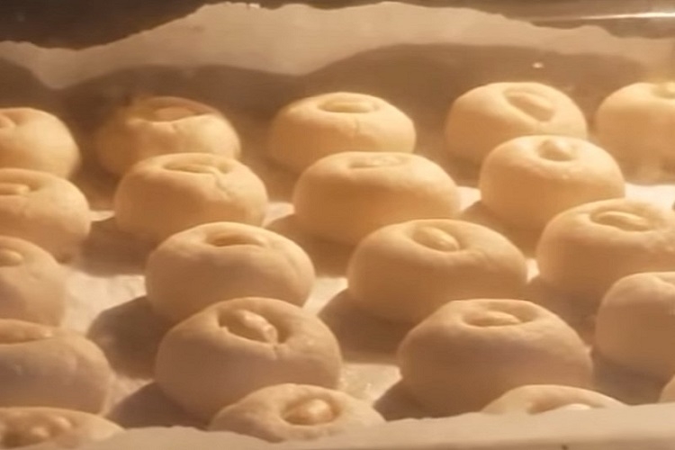 Nướng bánh bột đậu