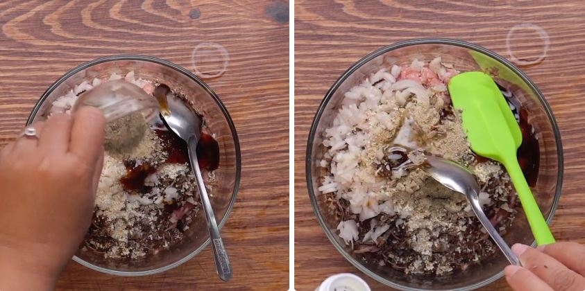 cách làm bánh bao nhân thịt - Ảnh 5