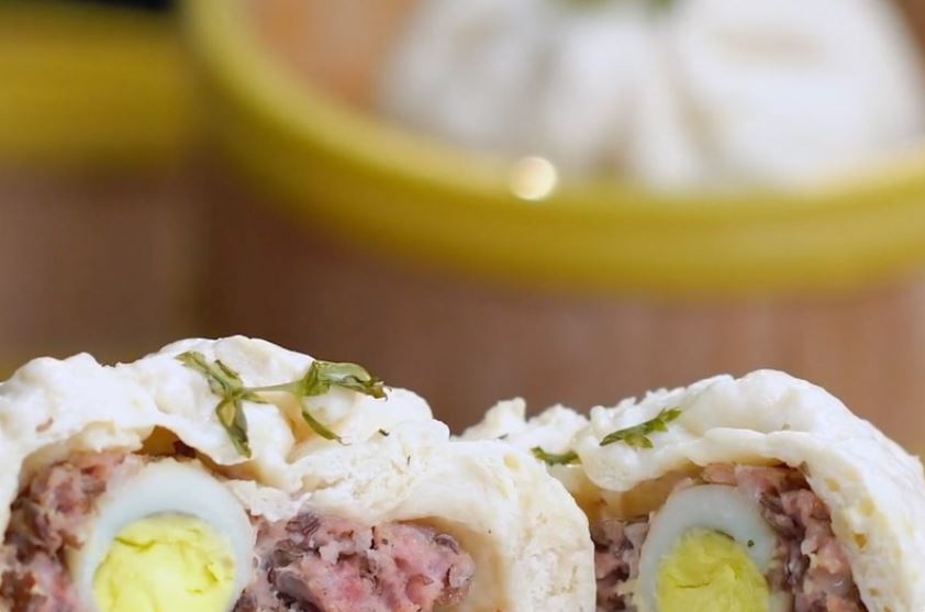 cách làm bánh bao nhân thịt - Ảnh 9