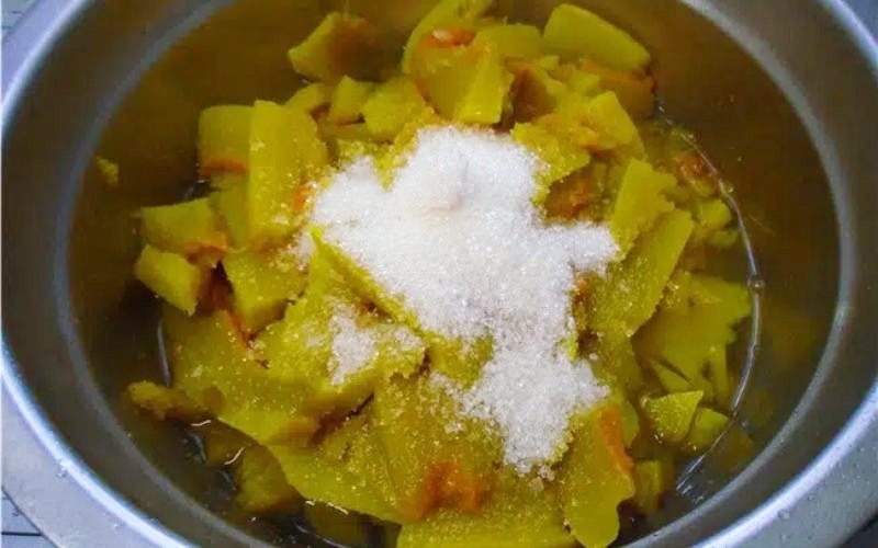 cách làm bánh bí đỏ - Ành 5