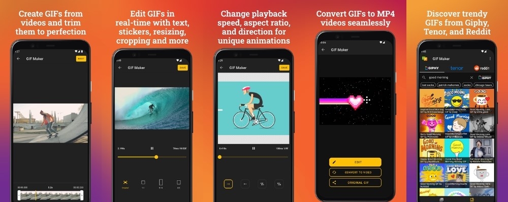 Ứng dụng tạo ảnh động GIF to Video