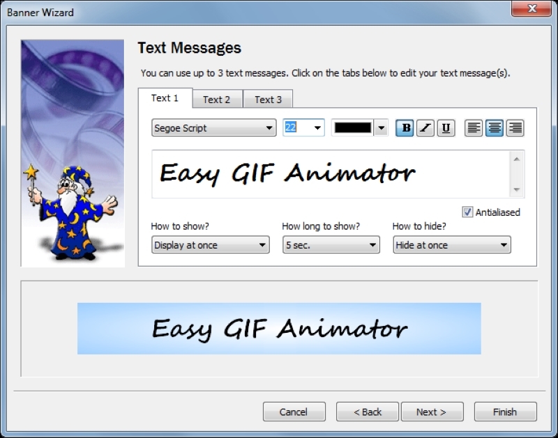 Ứng dụng tạo ảnh động Easy GIF Animator