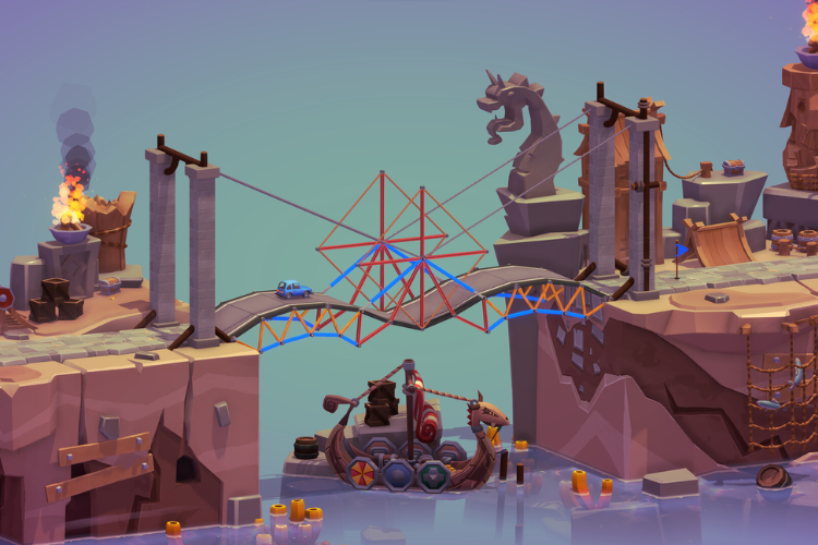 Poly Bridge 3 - Tựa game xây cầu kích thích sự sáng tạo đã quay trở lại hoàn toàn mới - hình 4