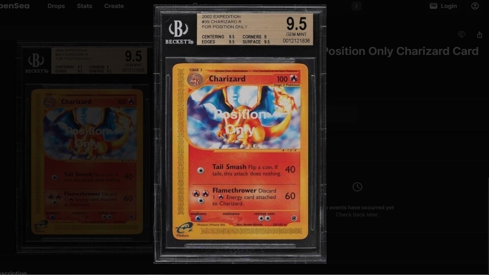 Expedition For Position Only Charizard 2002