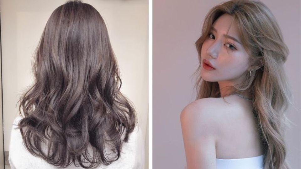 Tóc uốn đuôi gợn sóng