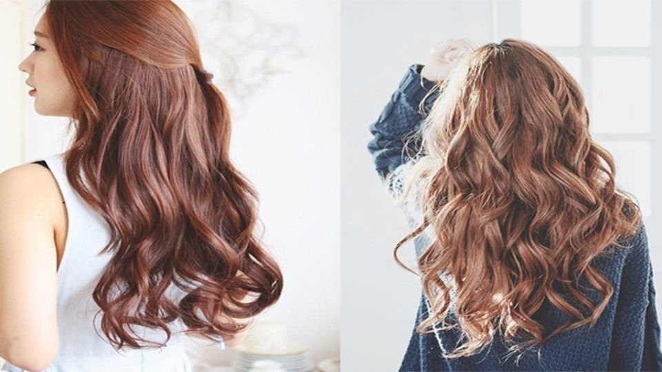 Tóc uốn đuôi chiếc lá