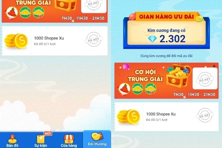 Chơi game Đập kẹo Shopee như thế nào 6