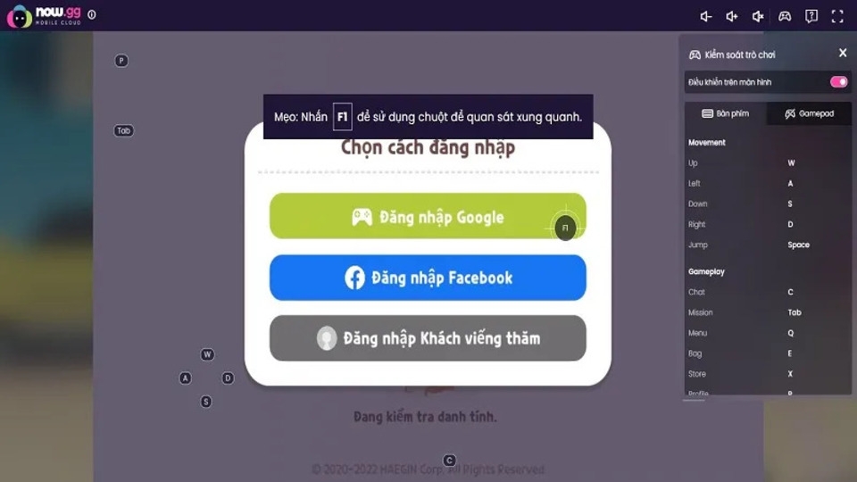 Truy cập vào đường link và chờ đợi trang web tải hoàn tất