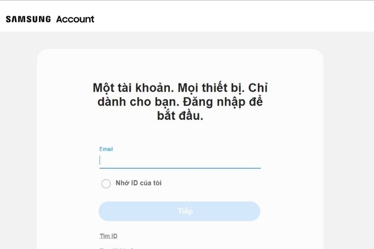 Cách xử lý khi quên mật khẩu Samsung Account  2