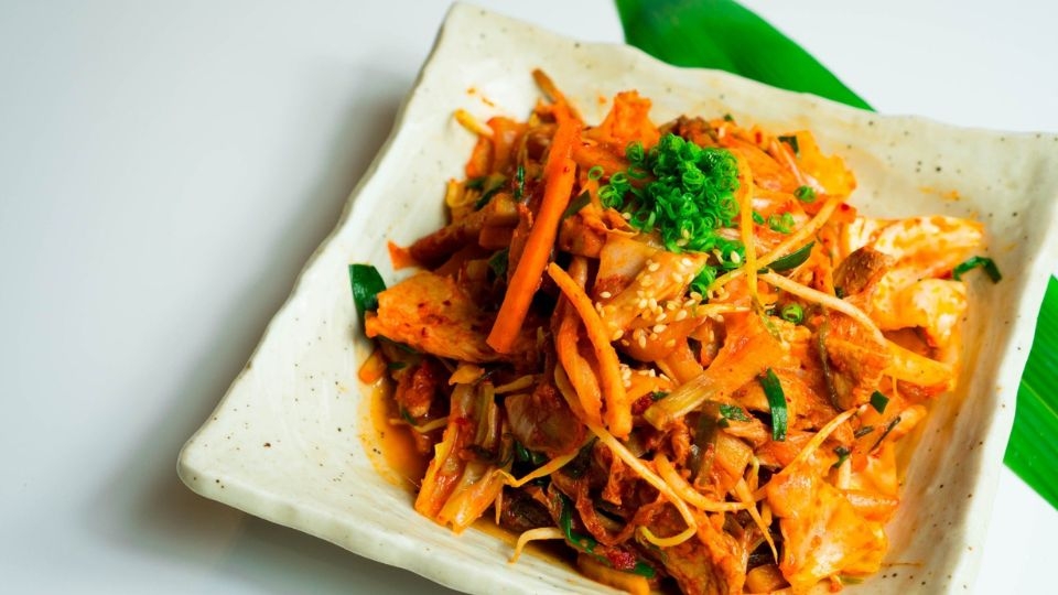 Thịt lợn xào kim chi