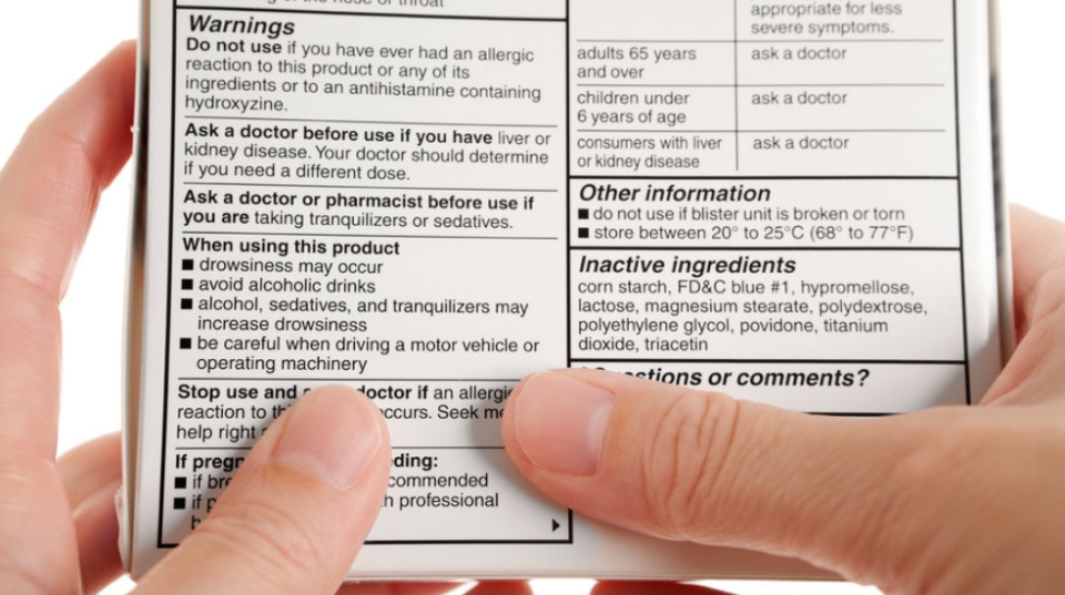 Các chị em thường không đọc hướng dẫn kỹ càng