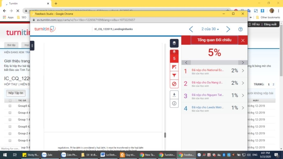Phương pháp giảm tỷ lệ đạo văn trên Turnitin là gì?