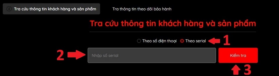 Kiểm tra các thông tin quan trọng