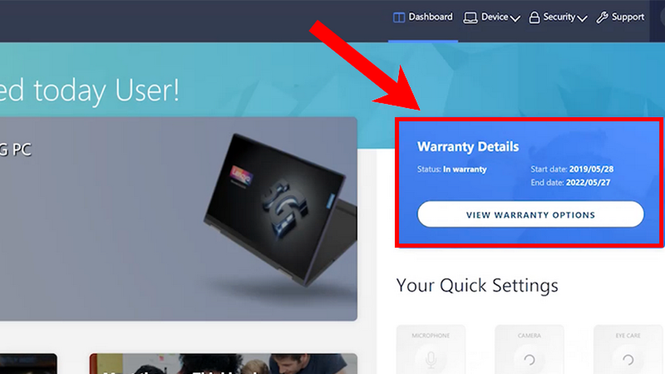 Xem các thông tin bảo hành