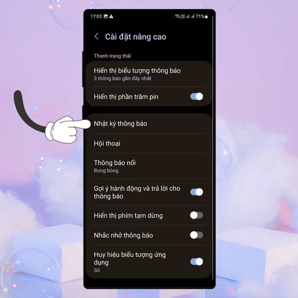 Hãy chuyển sang bước kế tiếp