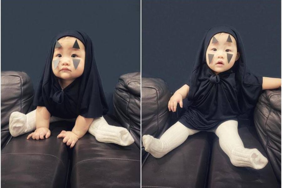 Hình Vô Diện em bé hóa trang