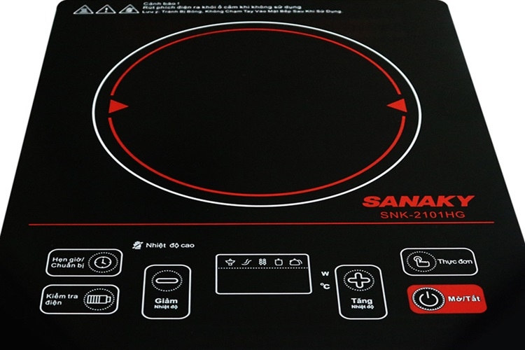 Cách sử dụng bếp hồng ngoại Sanaky: Tìm hiểu ý nghĩa các nút điều khiển trên bếp 1