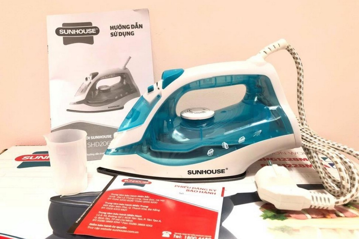 cách sử dụng bàn ủi hơi nước Sunhouse - hình 6