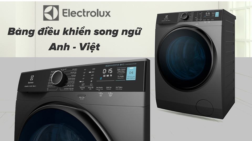 Máy giặt Electrolux 8kg UltimateCare 500 EWF8024P5SB