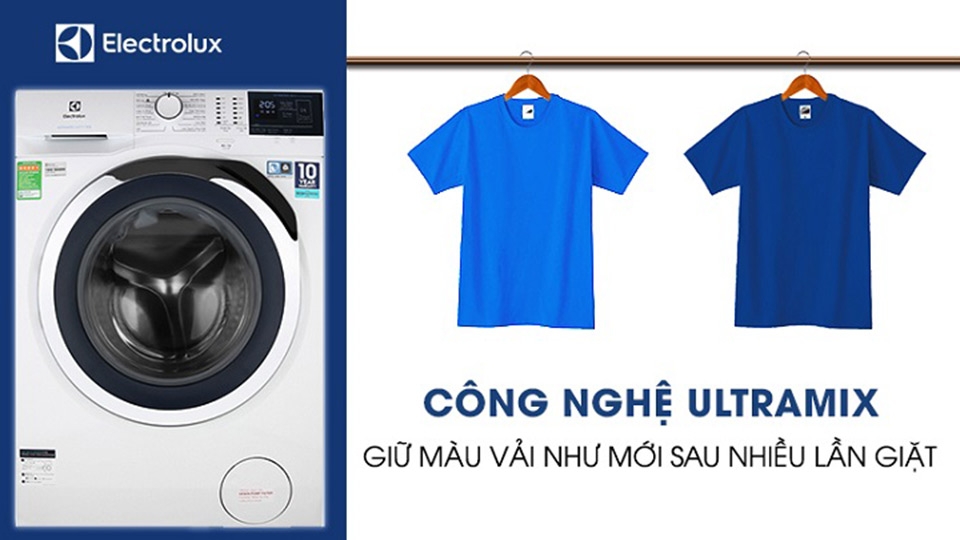 Công nghệ Ultramix giúp quần áo giặt được bền màu hơn