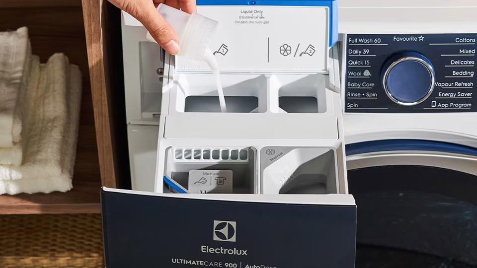 Trải nghiệm máy giặt Electrolux sử dụng công nghệ Ultramix giúp tiết kiệm nước hơn