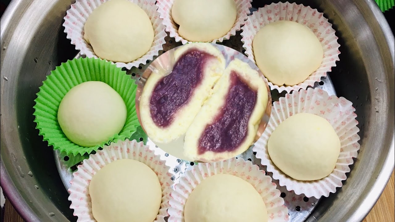 cách làm bánh bao ngọt 5