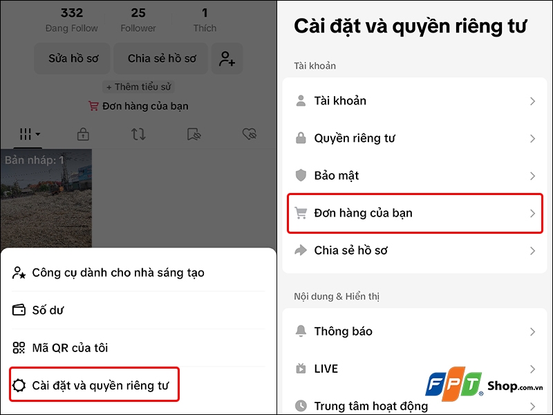 Cách xóa giỏ hàng trên TikTok - hình 2