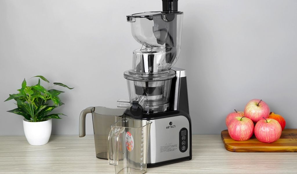 Hướng dẫn cách sử dụng máy ép chậm Elmich chi tiết để tạo ra ly nước ép bổ dưỡng 2