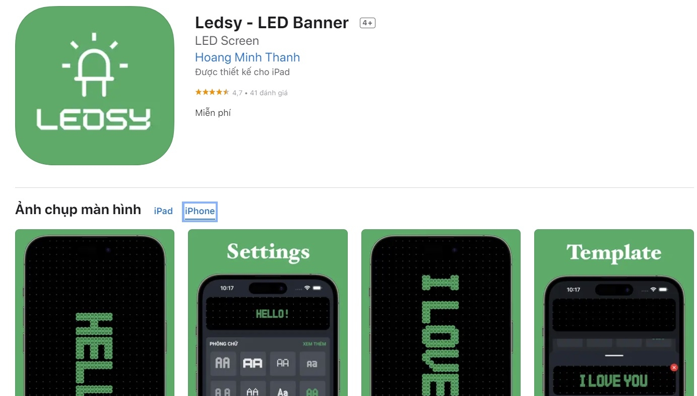 Ledsy - LED Banner