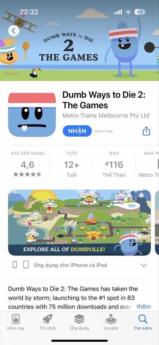 Nhấp vào tải game
