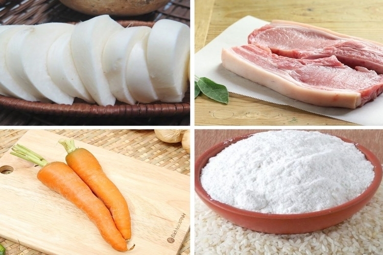 Nguyên liệu làm bánh cam mặn