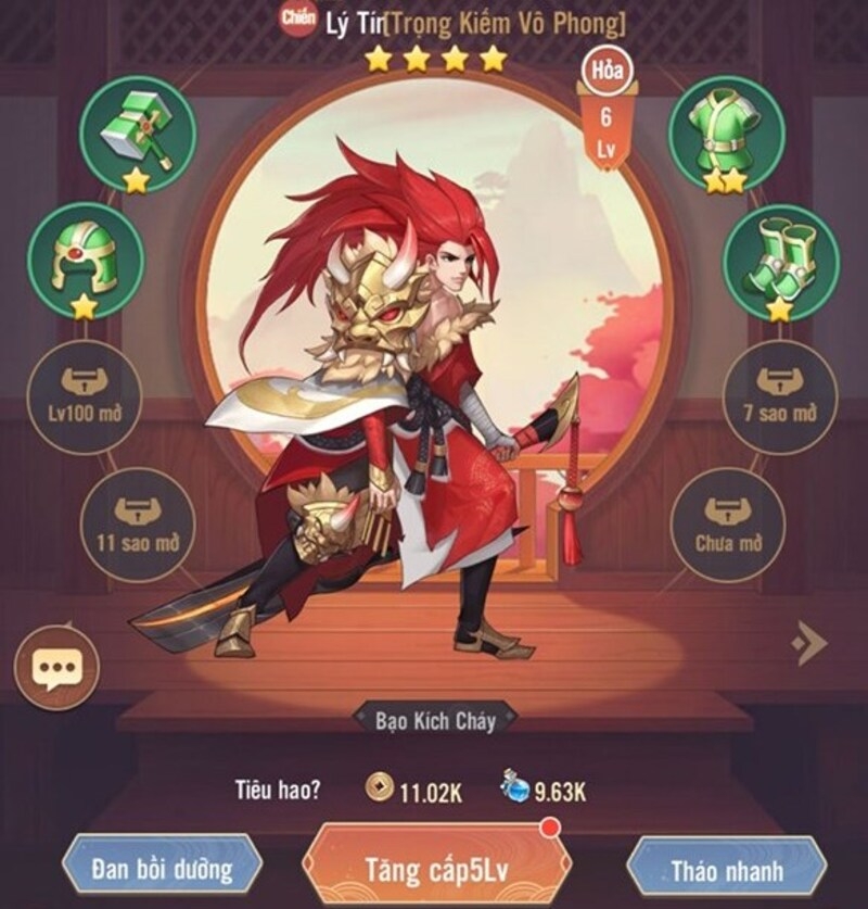 Trang bị trong game rất cần thiết để tăng sức mạnh nhân vật