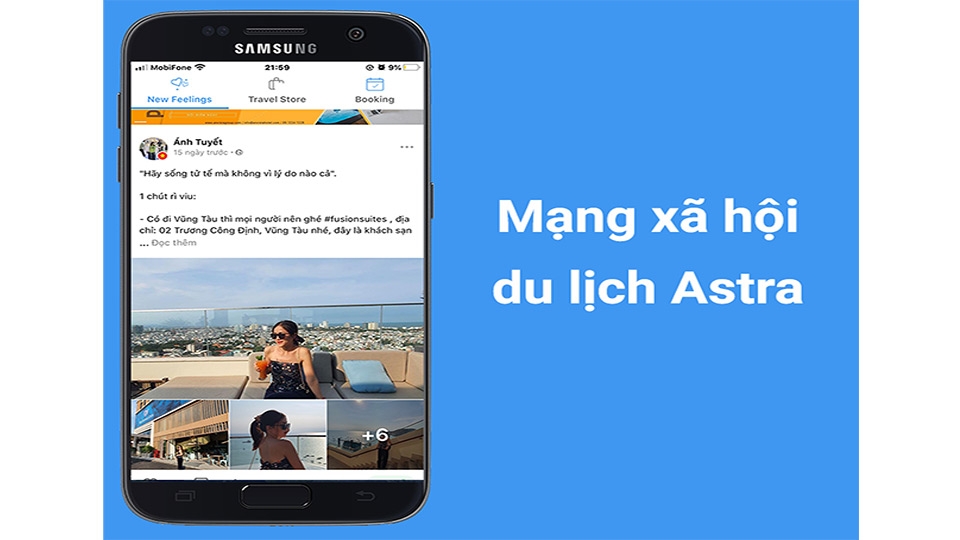 Ứng dụng Astra sở hữu giao diện dễ sử dụng