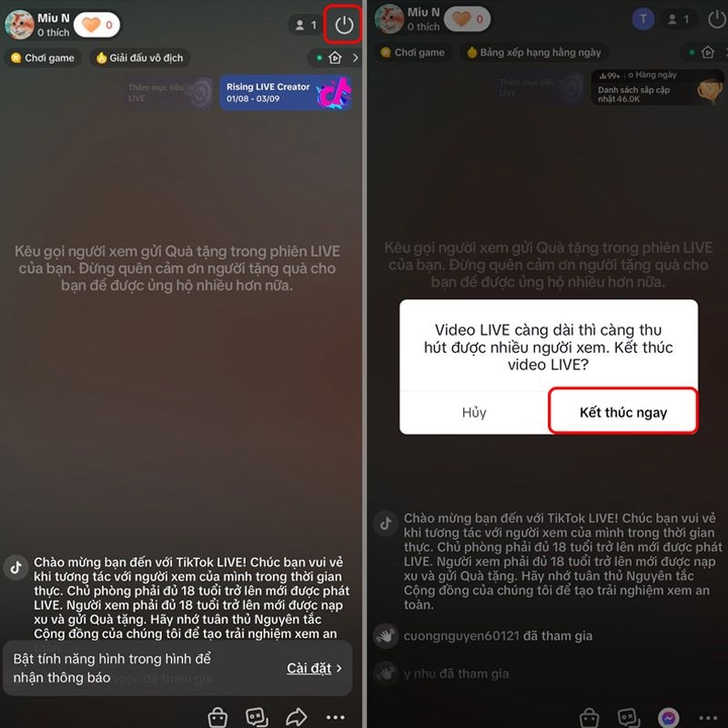 live game trên tiktok hình 4.6