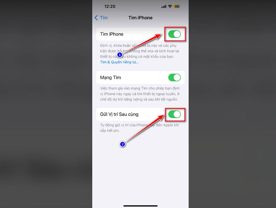 Khóa iPhone khi bị mất - Ảnh 04