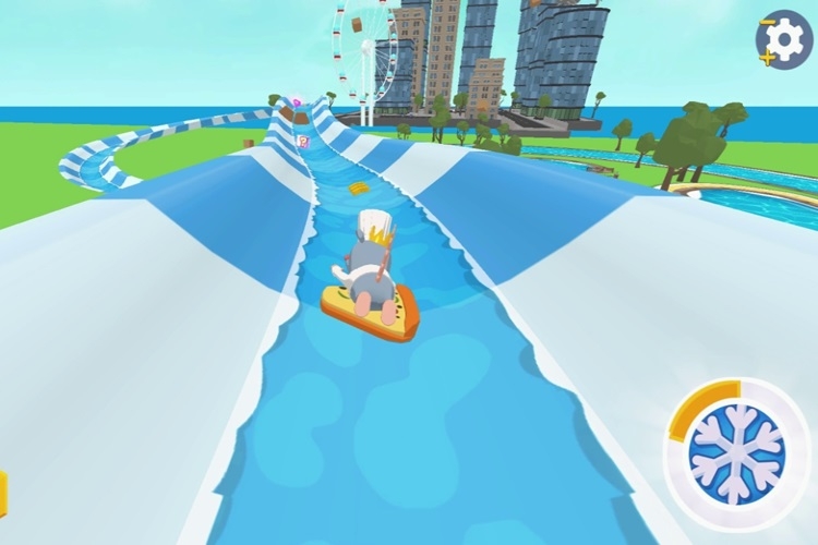 Game Aquapark.io - Trải nghiệm trượt máng nước, hất đối thủ cực hài hước, vui nhộn - Hình 4