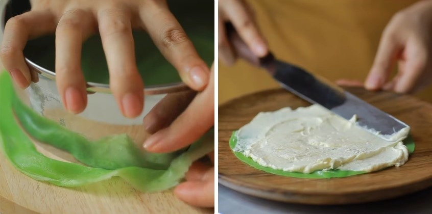 cách làm bánh crepe sầu riêng ngàn lớp - Ảnh 16