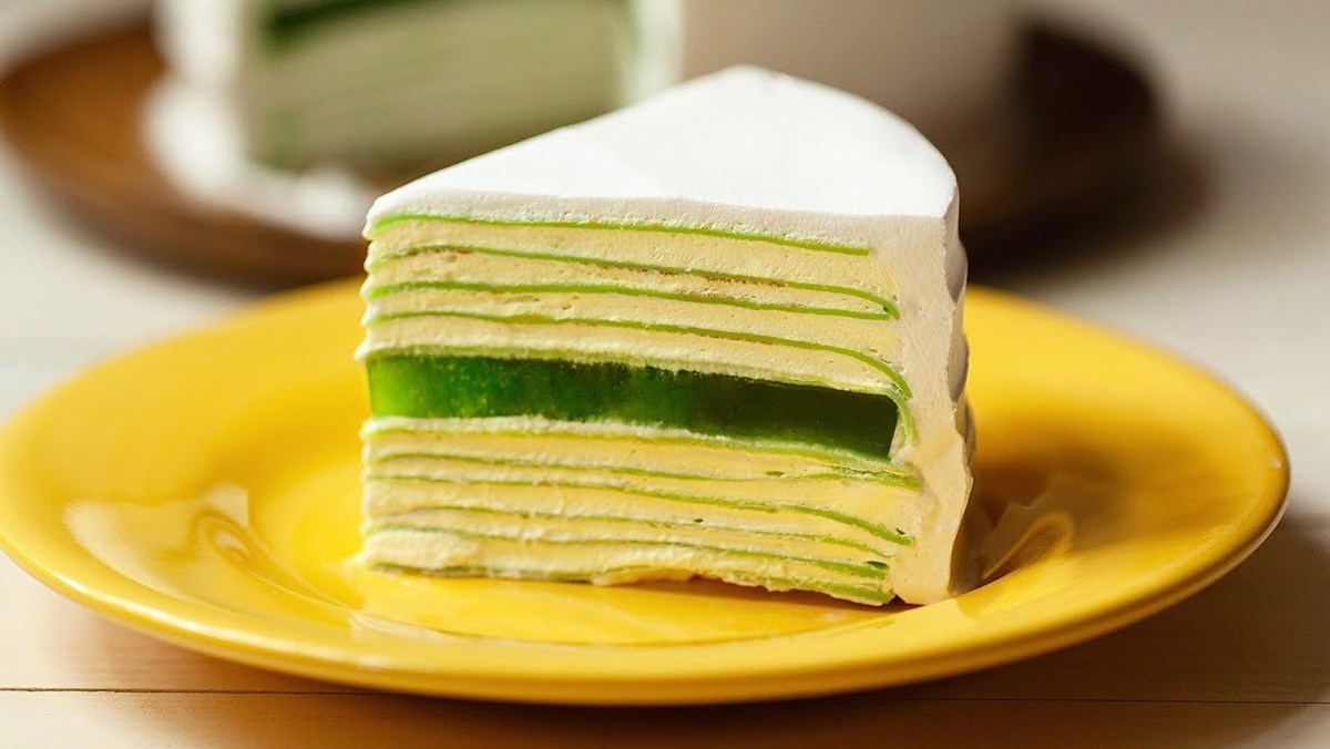 cách làm bánh crepe sầu riêng ngàn lớp - Ảnh 18