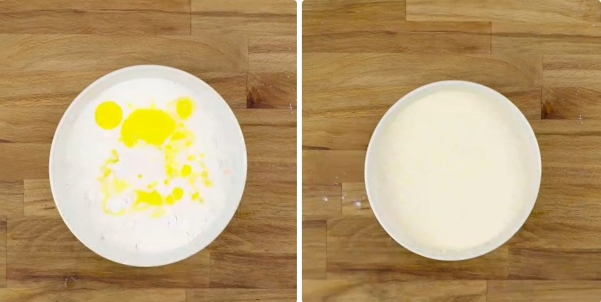 cách làm bánh crepe sầu riêng ngàn lớp - Ảnh 2