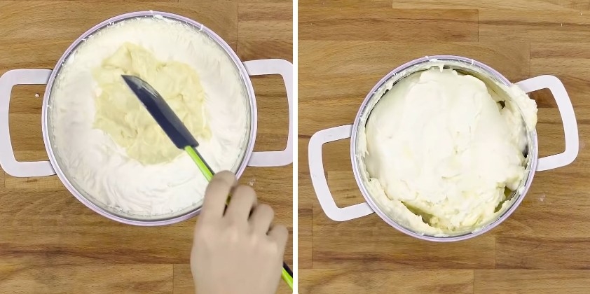 cách làm bánh crepe sầu riêng ngàn lớp - Ảnh 4