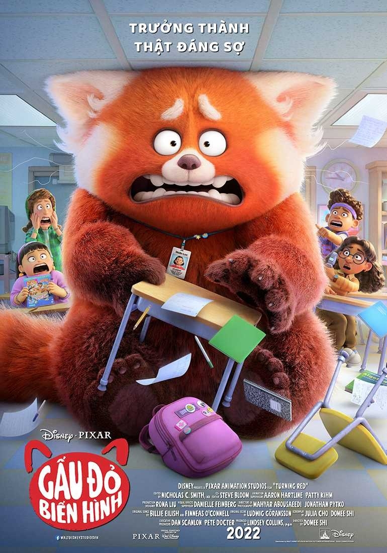 Poster phim Gấu Đỏ Biến Hình (Turning Red)