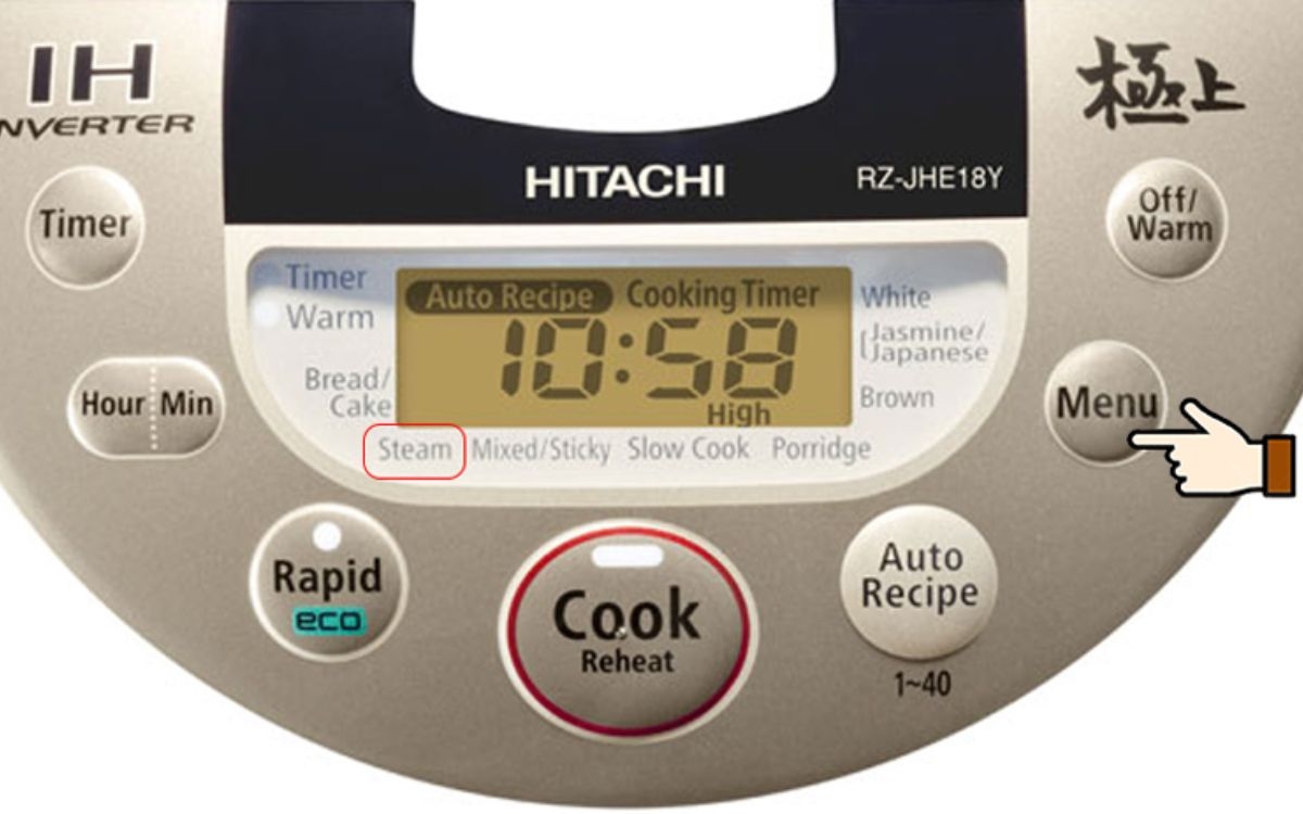 Sử dụng chức năng hấp