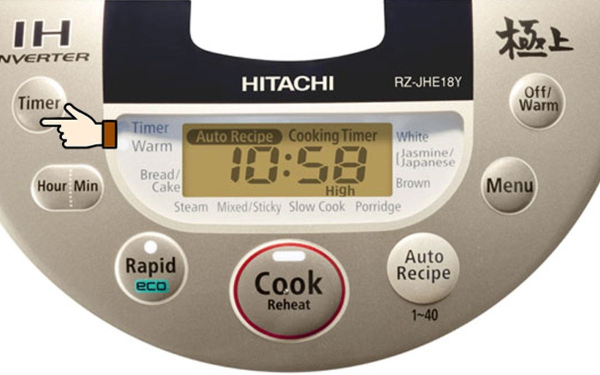 Sử dụng chức năng hẹn giờ