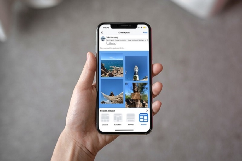 cách đăng ảnh lên Facebook không bị vỡ trên iPhone 1